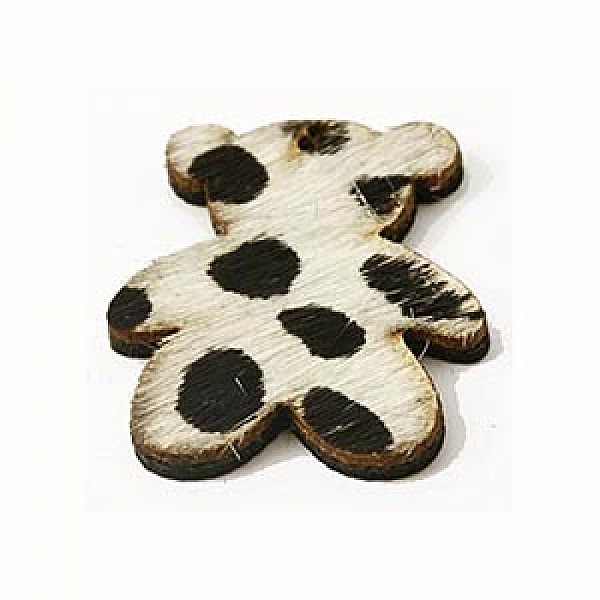 Pelsbj&oslash;rn Hvit 24x29mm x 1