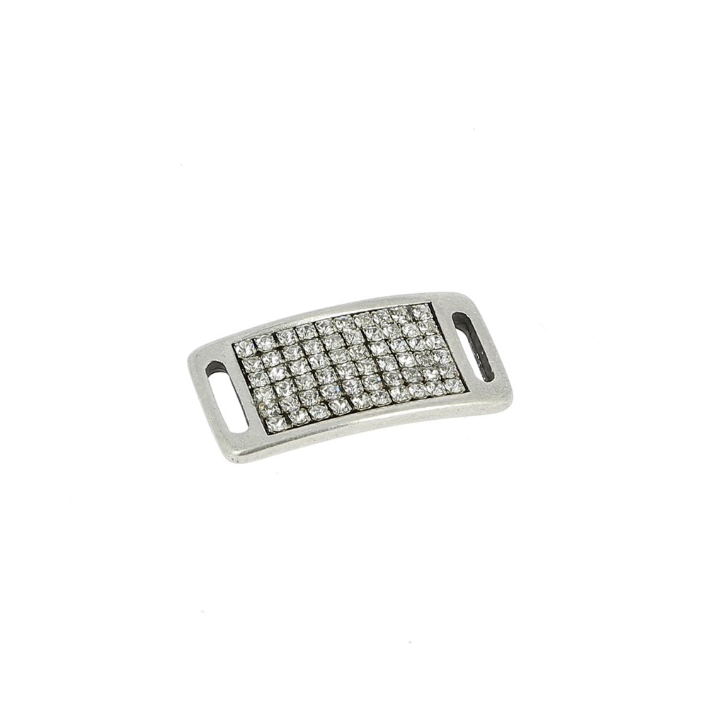 10 mm Zamak gjennomføring N°56 Sølv