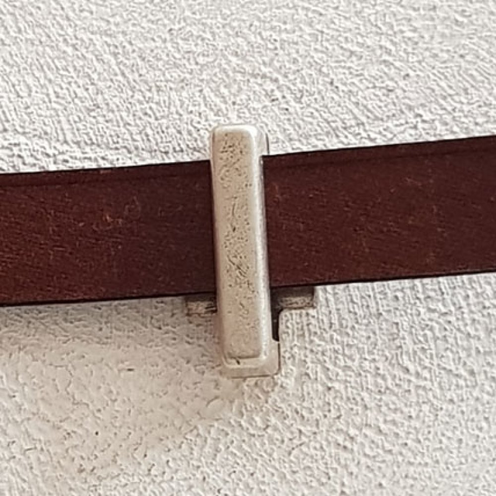 13 mm Zamak Passage N°27 Sølv
