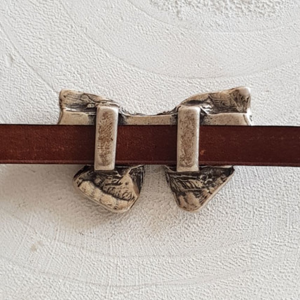 Zamak nr. 19 Sølv 13 mm gjennomgående