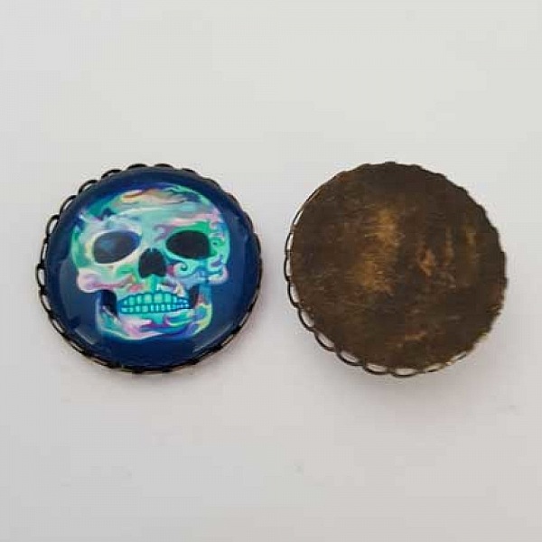 Pendentif Cabochon 30 mm Fantaisie N&deg;08-05