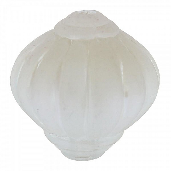Perle Lucite Lampion Form Striated Crystal