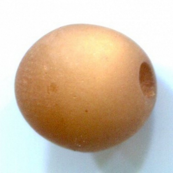 Perle Polaris Mat Ronde 20 mm smoked topaz 01 x 1 Pi&egrave;ce