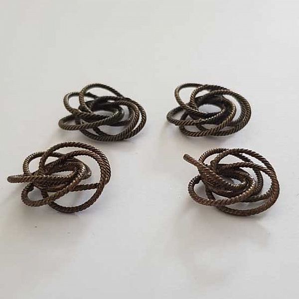 18 mm Bronse spiralperle N&deg;01