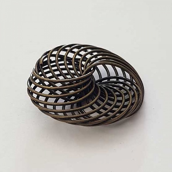 Blomst spiralperle 30 mm N&deg;04