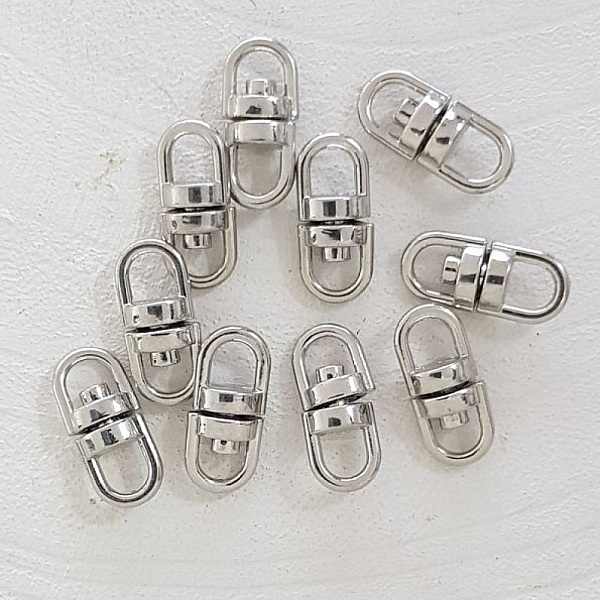 Roterende n&oslash;kkelring i s&oslash;lv