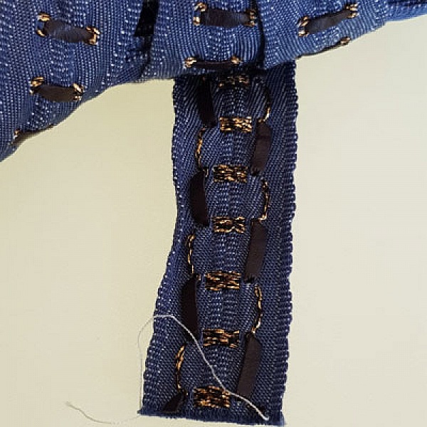 Fancy b&aring;nd N&deg;076 kupong av 2 meter