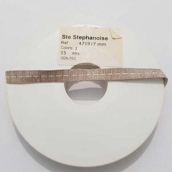 Ruban Galon 08 mm motif fantaisie N&deg;01