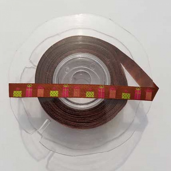 Ruban Galon 10 mm motif no&euml;l