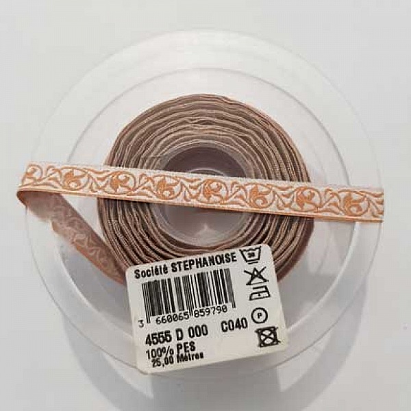 Ruban Galon 10 mm motif fantaisie N&deg;01