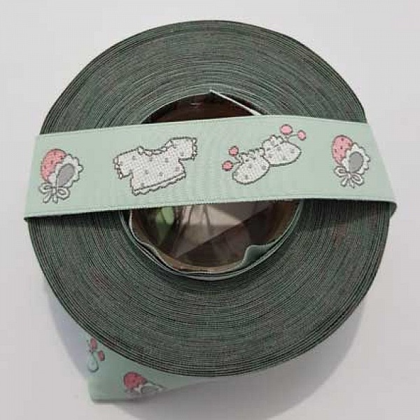 Ruban Galon 21 mm motif enfant N&deg;01