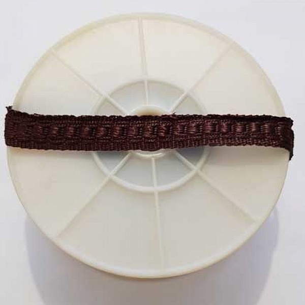 Ruban Galon Marron 12 mm N&deg;02