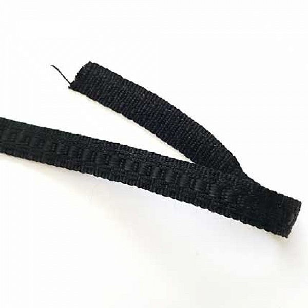 Ruban Galon Noir 12 mm N&deg;02