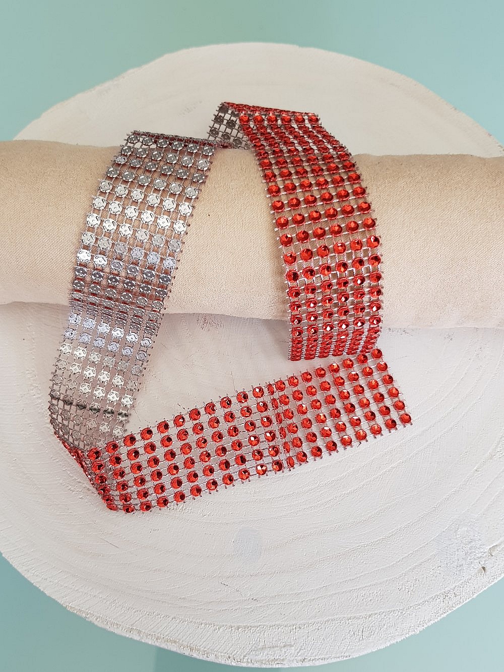 Strassb&aring;nd nr. 03 R&oslash;d per 0,50 cm.