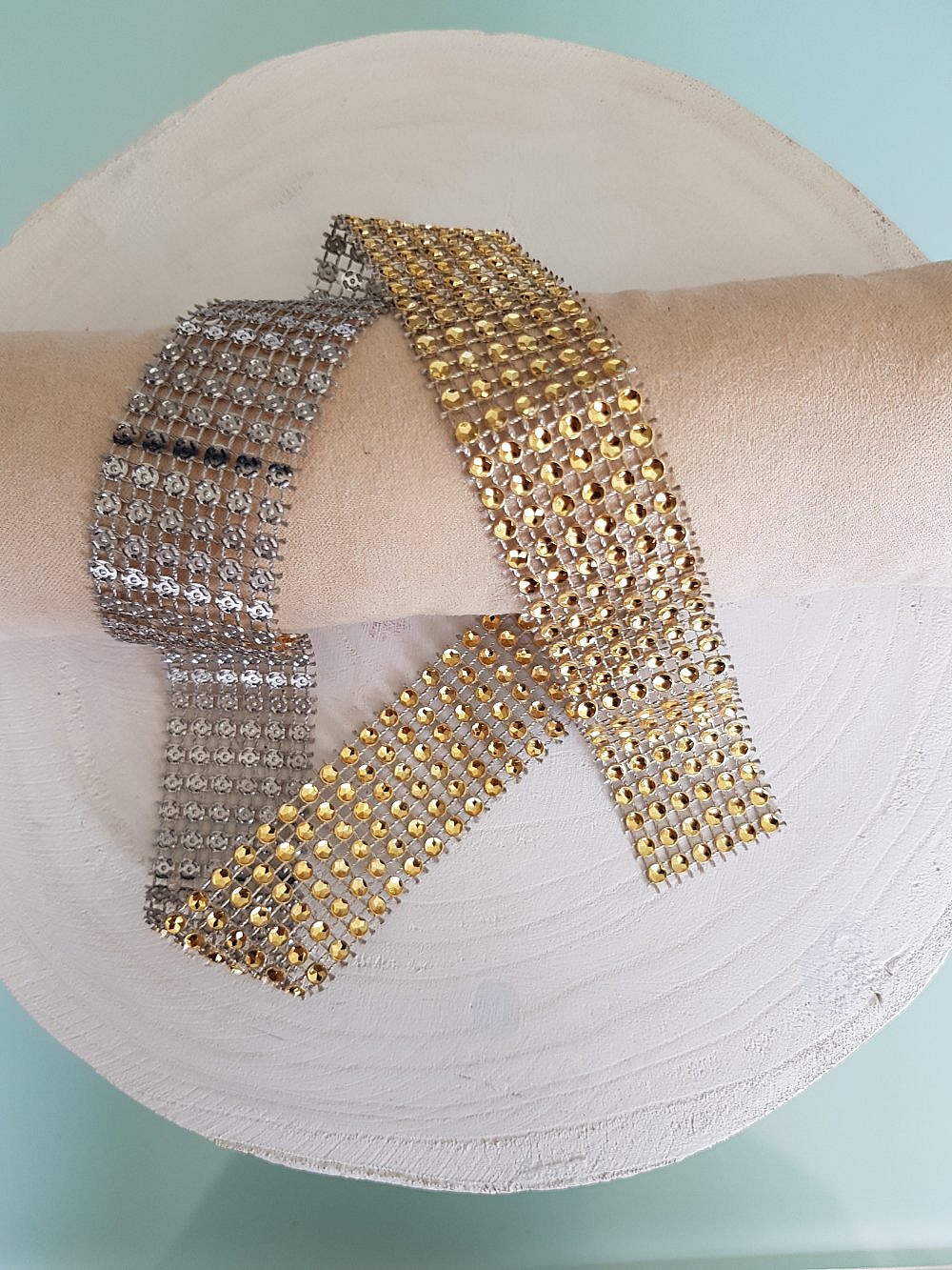 Strassb&aring;nd nr. 05 Gull per 0,50 cm.