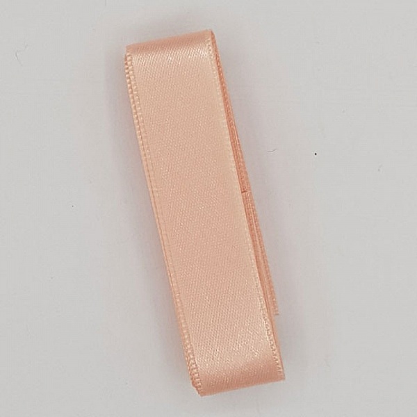 Ruban satin Saumon double face de 16 mm x 0.50 cm