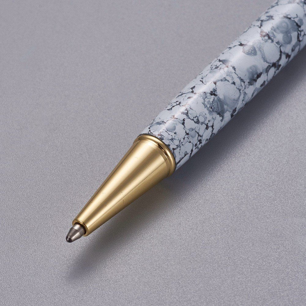 Gainsboro Gold Bead Dekorasjonspenn Tomt rør x 1