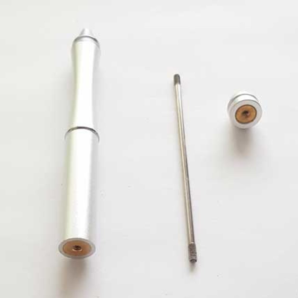 Dekorasjonspenn med metallperler Sølv N°02
