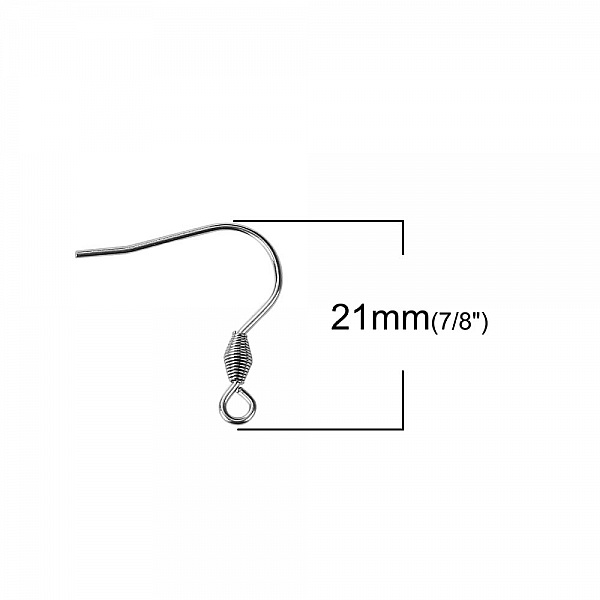 &Oslash;redobberholder Rustfritt st&aring;l krok N&deg;04 x 5 par