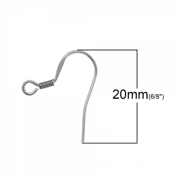 &Oslash;redobbholder Rustfritt st&aring;l krok N&deg;05 x 1 stk.