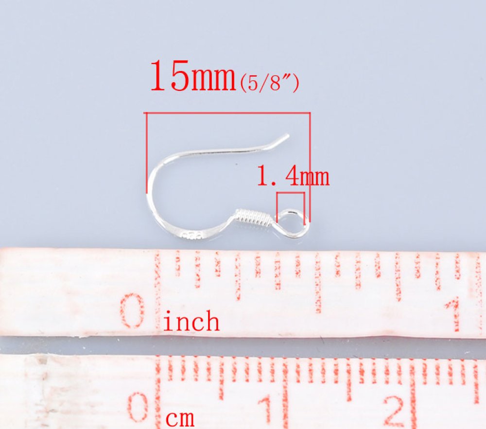 Krok øredobbholder i sølv 925 N°02 x 1 par
