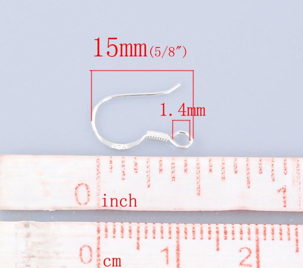 Krok øredobbholder i sølv 925 N°02 x 1 par