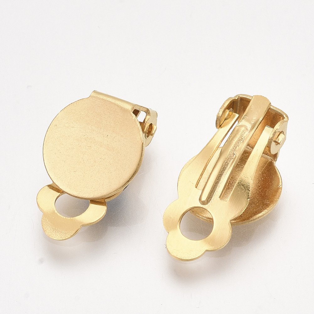 Øredobberholder Clips Tray i rustfritt stål gull N°03