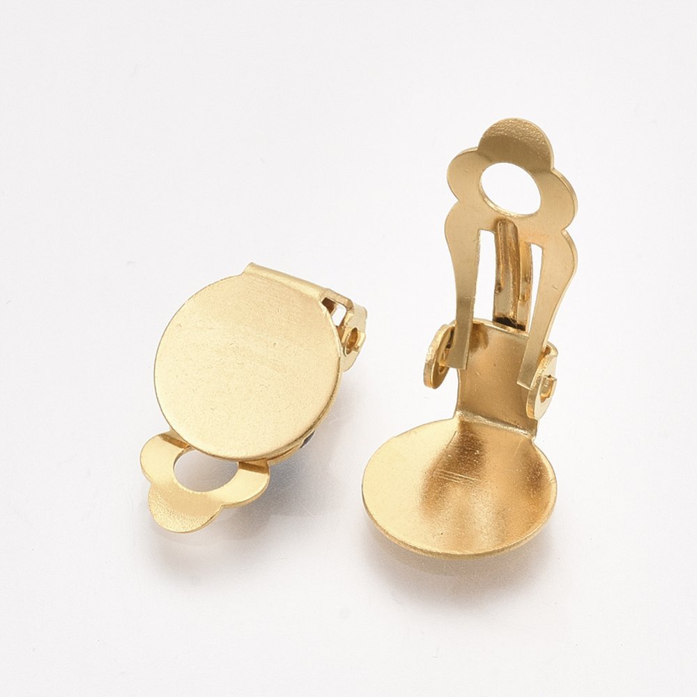 Øredobberholder Clips Tray i rustfritt stål gull N°03