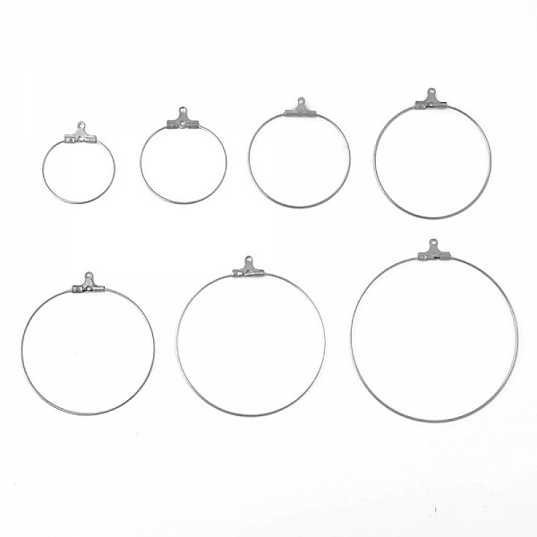 Creole &oslash;redobbholder i rustfritt st&aring;l nr. 02-30 mm x 5 par