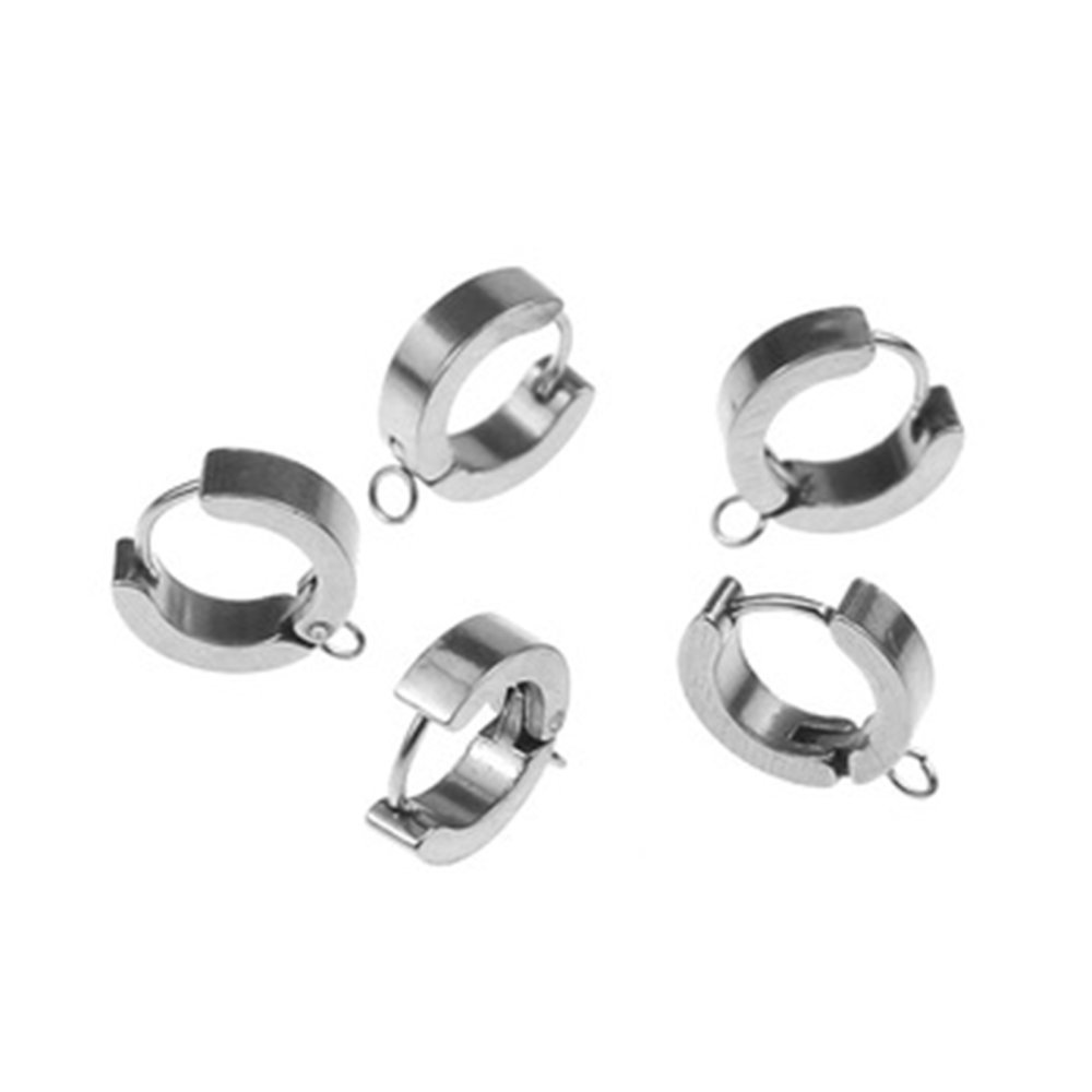 Creole øredobbholder rustfritt stål N°04 x 1 par