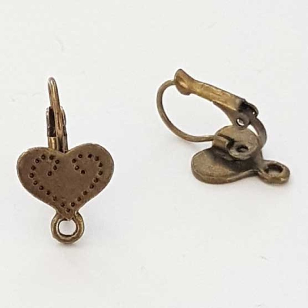 Dormeuse Øredobber Stativ N°107 x 1 Par Bronse