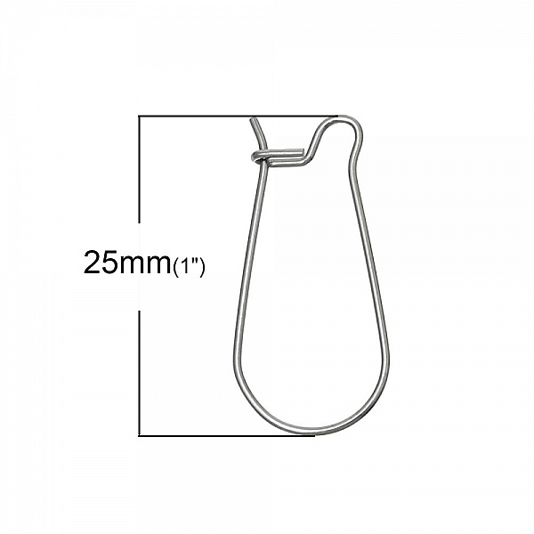 Support Boucle d'oreille Dormeuse Inoxydable 02 N&deg;09