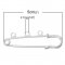 Brosjeholder Sølv 3 ringer 50x15 mm N°002-par1 