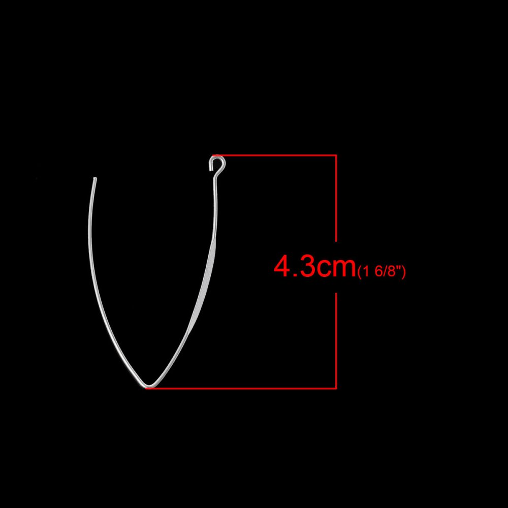 Furcula stil øredobbeholder Sølv N°01 x 10 par