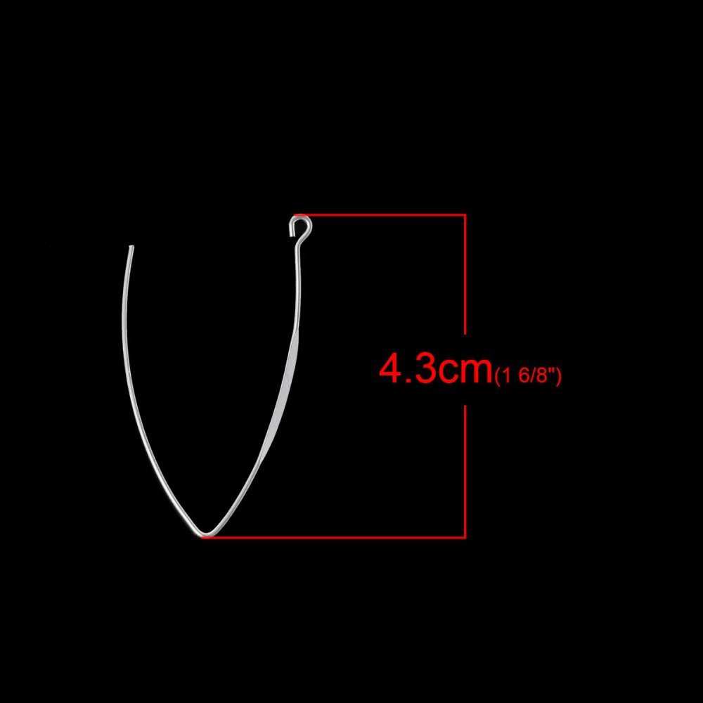 Furcula stil øredobbeholder Sølv N°01 x 10 par