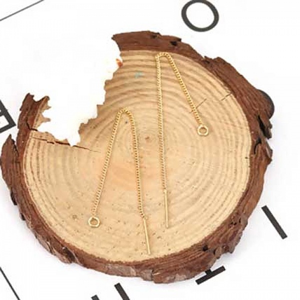 &Oslash;redobbeholder N&deg;27-02 18K gullbelagt kjede