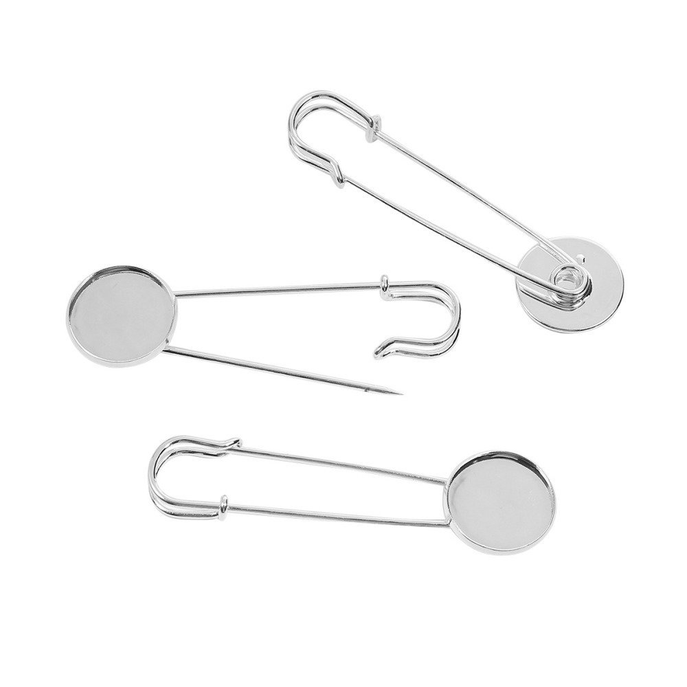 Pinholder rund cabochon 20 mm x 5 stk.
