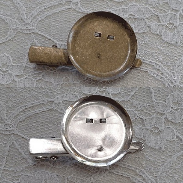 Stiftbrettholder - S&oslash;lvfarge 45 mm x 8 mm.