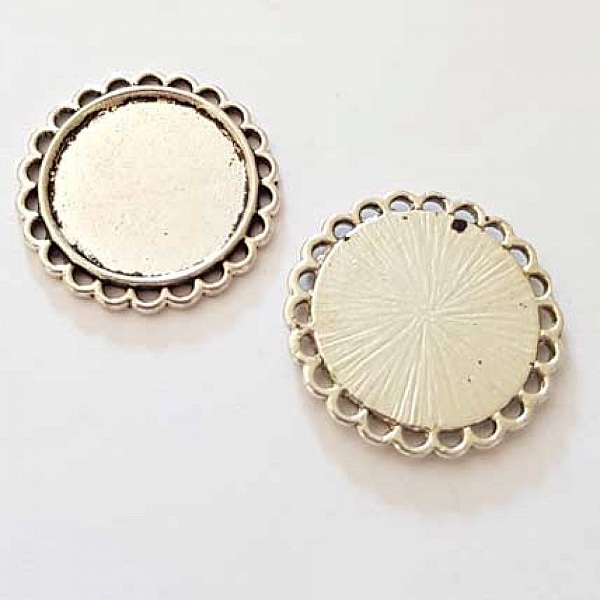 Support cabochon 20 mm N&deg;04-2 Anneaux