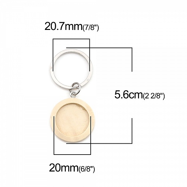 N&oslash;kkelringholder 20 mm Tre N&deg;01