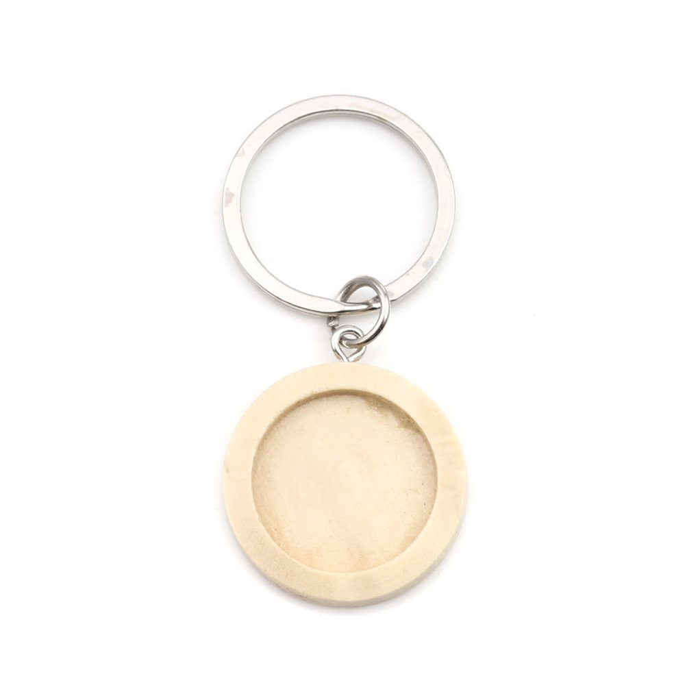 Nøkkelringholder 20 mm Tre N°01