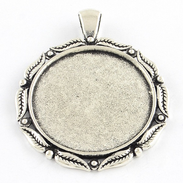 Support cabochon de 30 mm argent, pendentif cabochon 11 AS