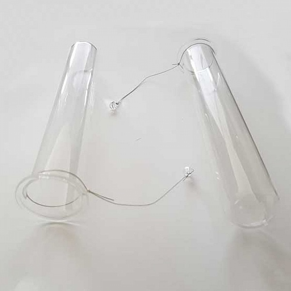 Tube &agrave; Essai - Eprouvette Verre transparent 2,5cm x 15cm