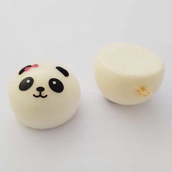 T&ecirc;te De Panda Fille N&deg;01 N&oelig;ud Rose Style Mousse