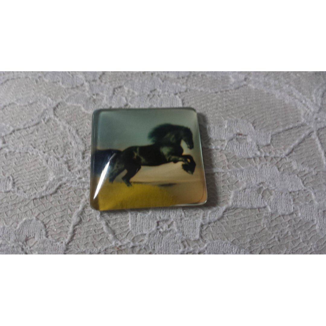 firkantet glass cabochon 30mm 029 