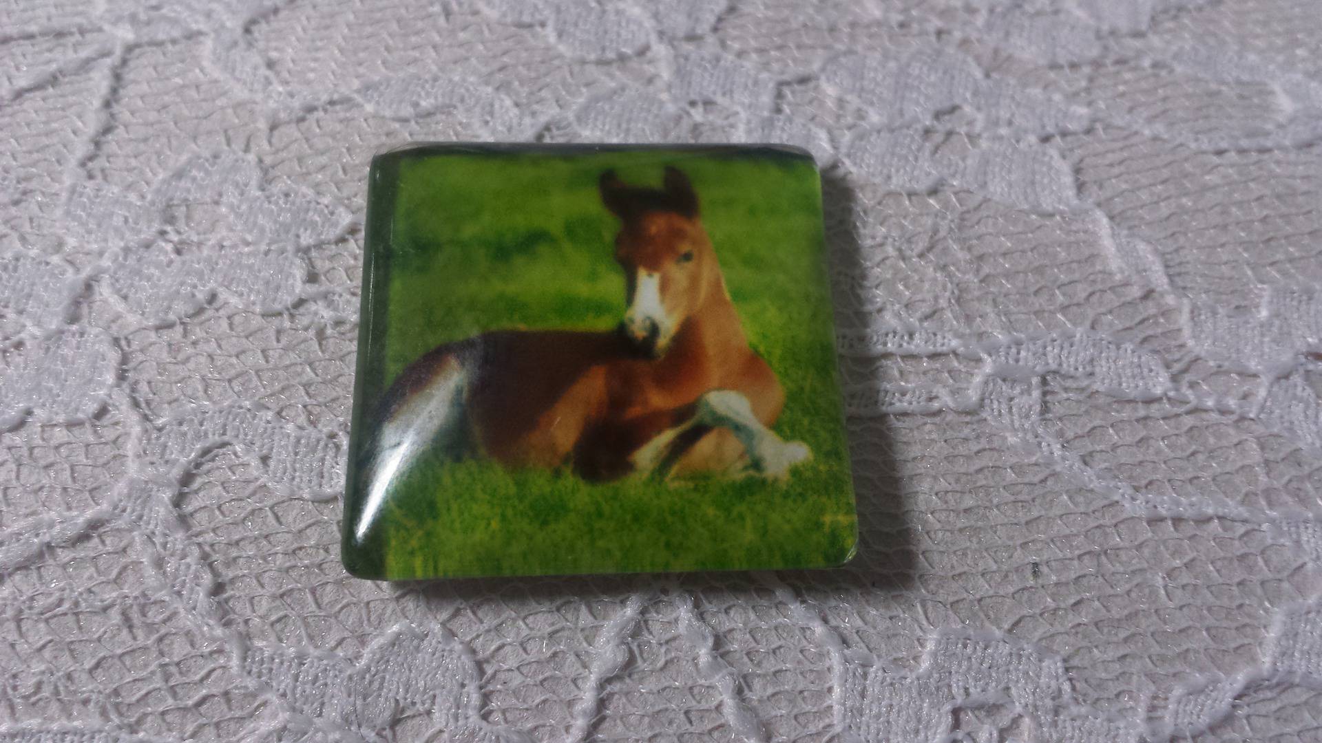 firkantet glass cabochon 30mm 028 