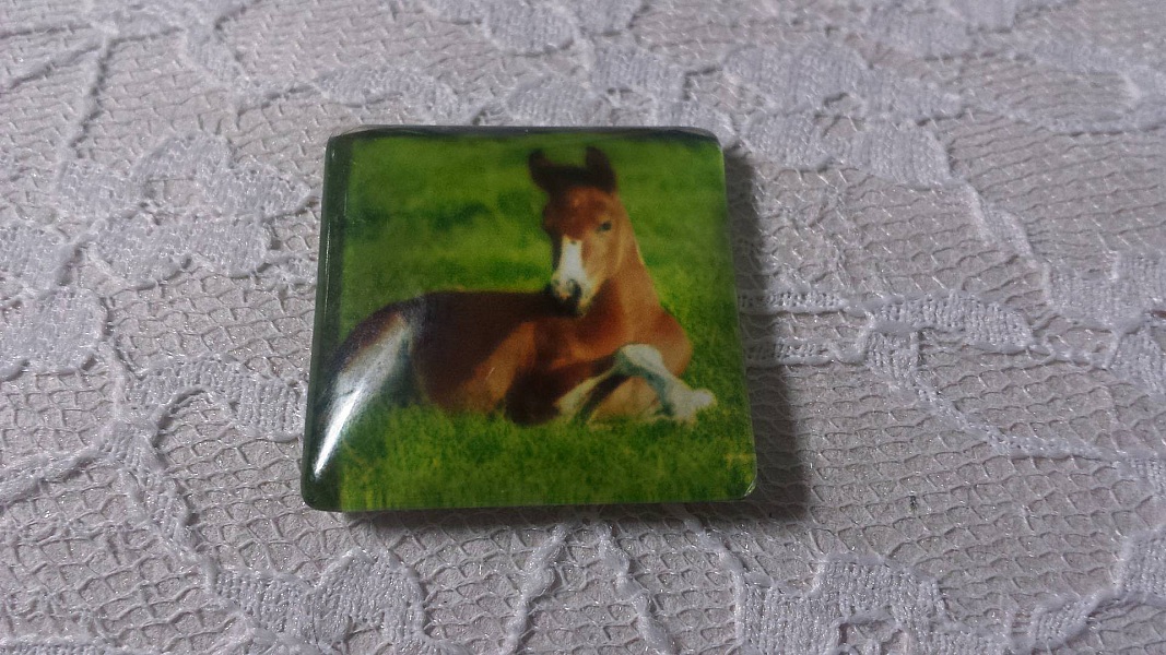 firkantet glass cabochon 30mm 028 