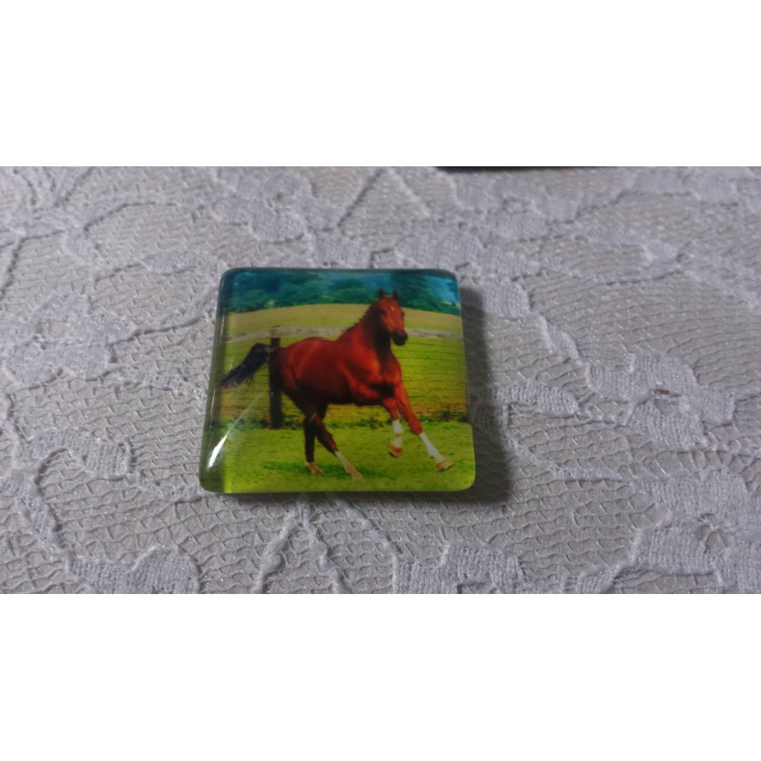 firkantet glass cabochon 30mm 027 