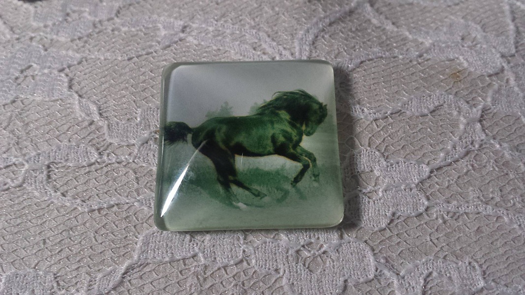 firkantet glass cabochon 30mm 025 