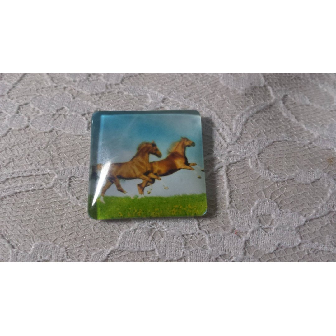 firkantet glass cabochon 30mm 014 